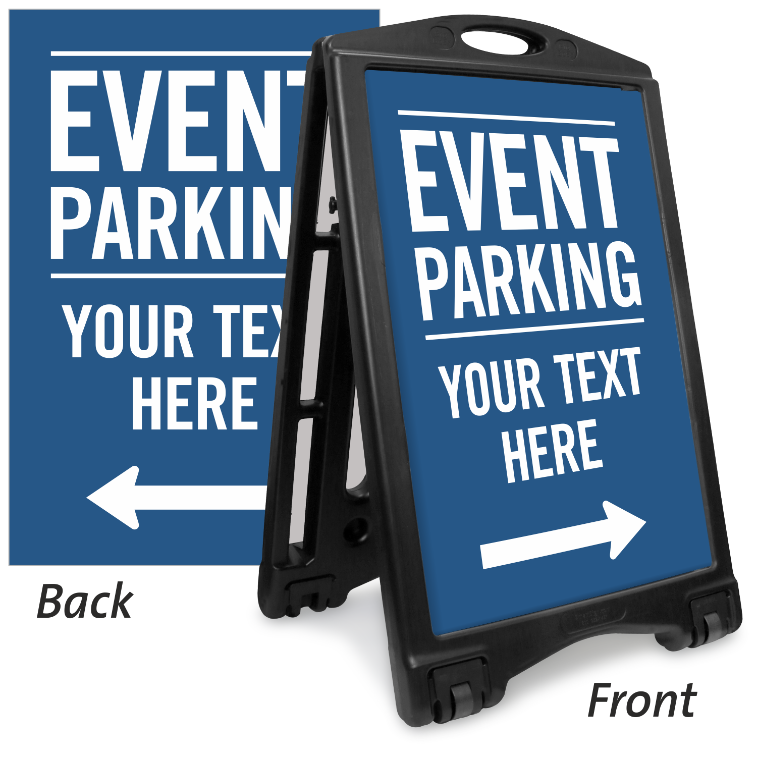 Custom Bigboss A Frame Signs For Parking Lots