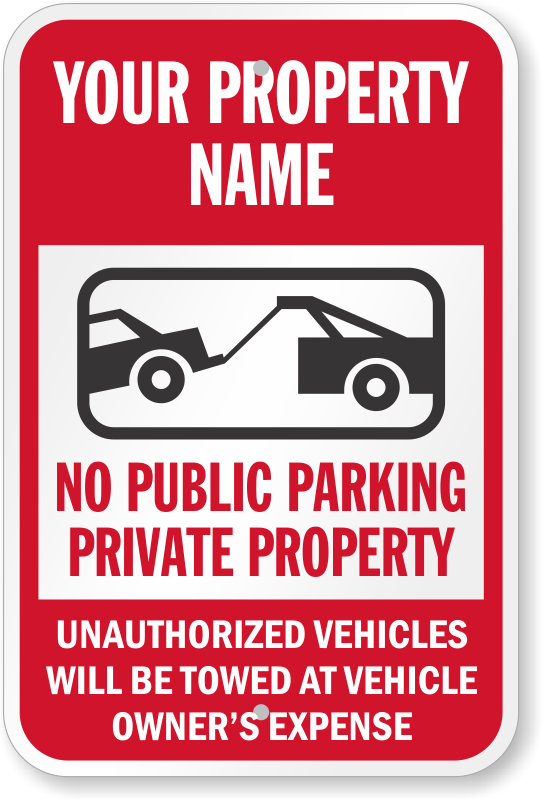 Private Property No Parking Signs MyParkingSign