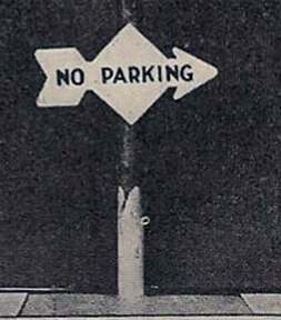 Classic Parking sign from the 1920s