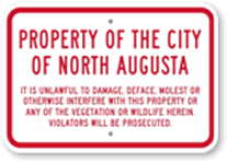 Property of City Sign Property of City Sign