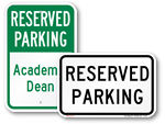 All Reserved Parking Signs