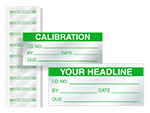 Debossable Calibration Labels
