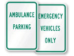 Ambulance Parking Signs