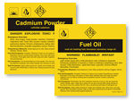 C F Chemical Labels