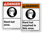 ANSI Hard Hat Signs