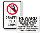 Anti-Graffiti Signs