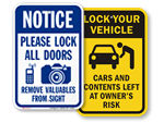 Anti-Theft Signs