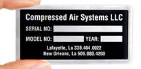 Metal Equipment Nameplates