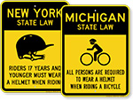 Bike Safety Signs by State