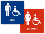 ADA Bathroom Signs
