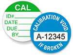 Calibration Label Dots