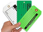 Calibration Tags   Easily track the calibration status of your tools.