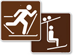 Winter Recreation Signs