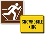Winter Recreation Signs