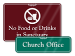 Church Office Signs