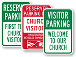 Church Visitor Sign