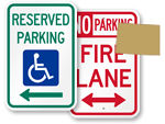 Colorado Parking Signs, Fire Lane Signs and Other Regulated Signs