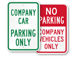 Company Parking Signs