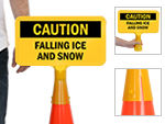ConeBoss Safety Signs for Traffic Cones