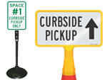 Curbside Pickup Signs