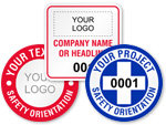 Custom Hard Hat Stickers