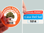 Parking Stickers