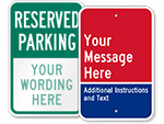 Custom Hotel Parking Signs