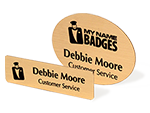 Brass Name Badges   Cymbalic Badges