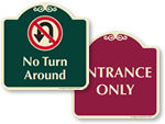 Designer Traffic Signs for Private Property