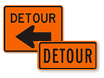 Detour Signs