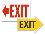 Directional Exit Signs