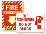 Fire Extinguisher Signs