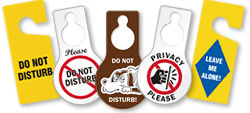 Do Not Disturb Door Hangers
