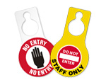 Do Not Enter & No Entry Tags