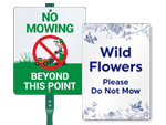 Do Not Mow Signs