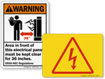 Overhead Hazard Signs