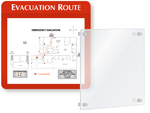 Evacuation Map Holders
