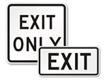 No Exit Sign - Parking Lot Sign, MUTCD Sign Online, SKU: K-1805