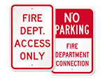 FDC  No Parking Signs