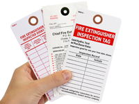 Fire Extinguisher Tags | Fire Extinguisher Inspection Tags