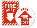 Fire Hose Signs