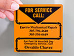 For Service Call Labels