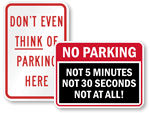 Funny Parking Signs