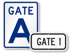 Gate ID Signs