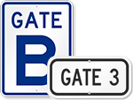 Gate ID Signs