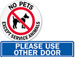 More Glass Door Signs