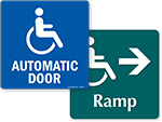 Handicapped Door Signs