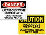 Hazardous Waste Storage Area