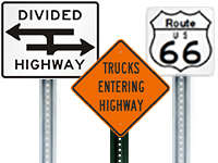 Highway Road Signs