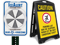Ice Alert Signs
